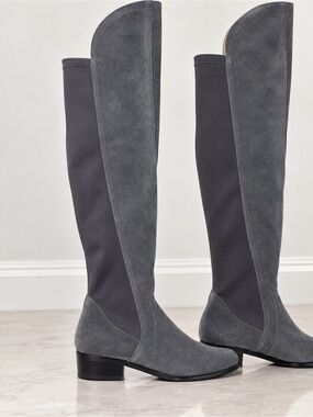 Corso Como Knee High Riding Boots Gray Size 8.5
In Excellent Condition
